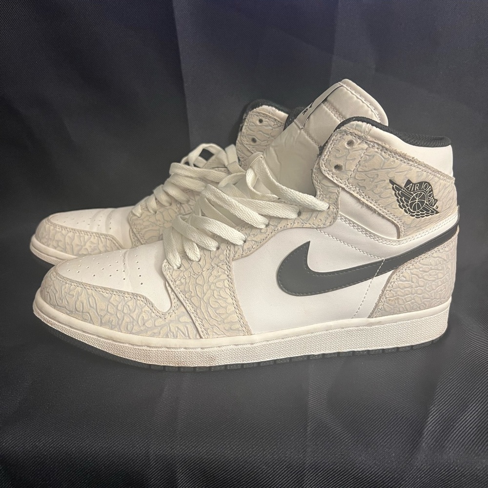 Retro Jordan 1 elephant print mids size 10.5